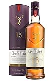 Glenfiddich Whisky de malta escocés 15 años – 70cl