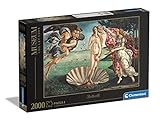 Clementoni 2000pzs Does Not Apply Puzzle Adulto 2000 Piezas Cuadro Nacimiento de Venus de Botticelli, Colección Museos, (32572), Multicolor, M