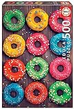 Educa - Genuine Puzzles. Donuts de Colores. Puzzle de 500 Piezas. Ref. 19005