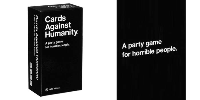 Juego de mesa Cards Against Humanity caja tablero fichas cartas